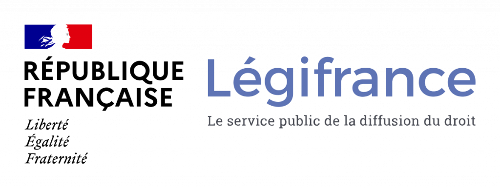 Logo Légifrance, registre public source de SIGNAAL